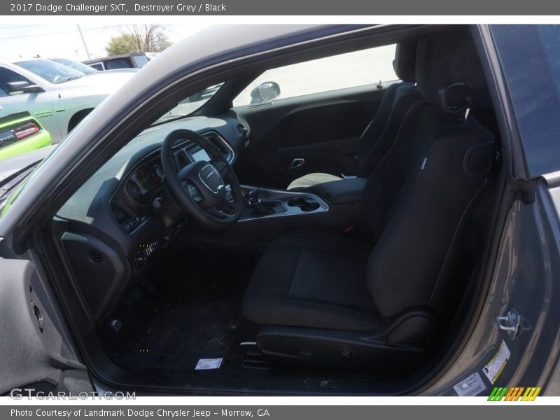 Destroyer Grey / Black 2017 Dodge Challenger SXT