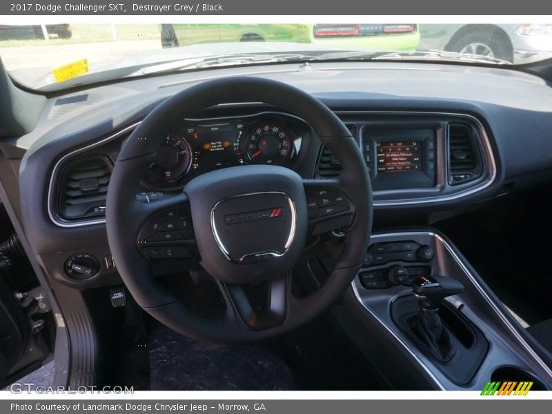 Destroyer Grey / Black 2017 Dodge Challenger SXT