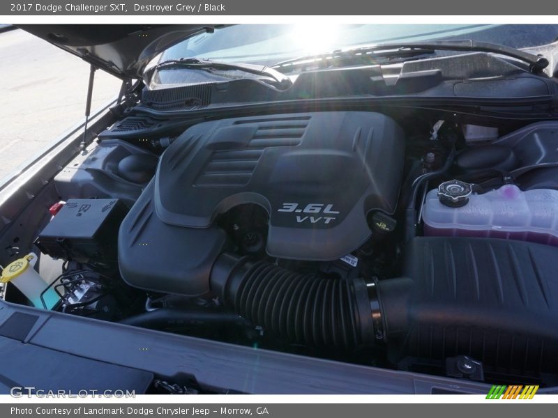 Destroyer Grey / Black 2017 Dodge Challenger SXT