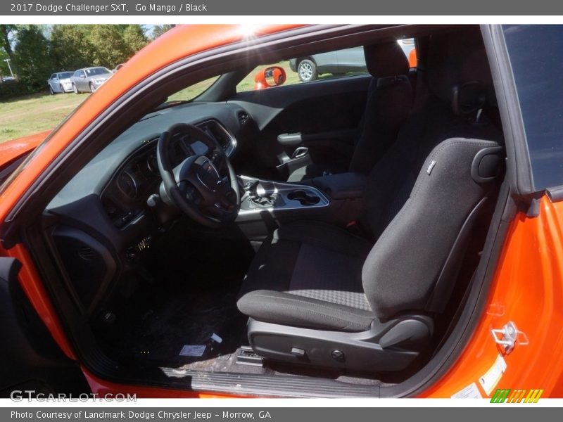 Go Mango / Black 2017 Dodge Challenger SXT