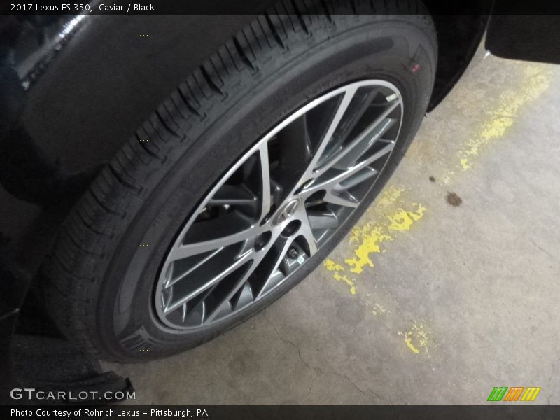 Caviar / Black 2017 Lexus ES 350