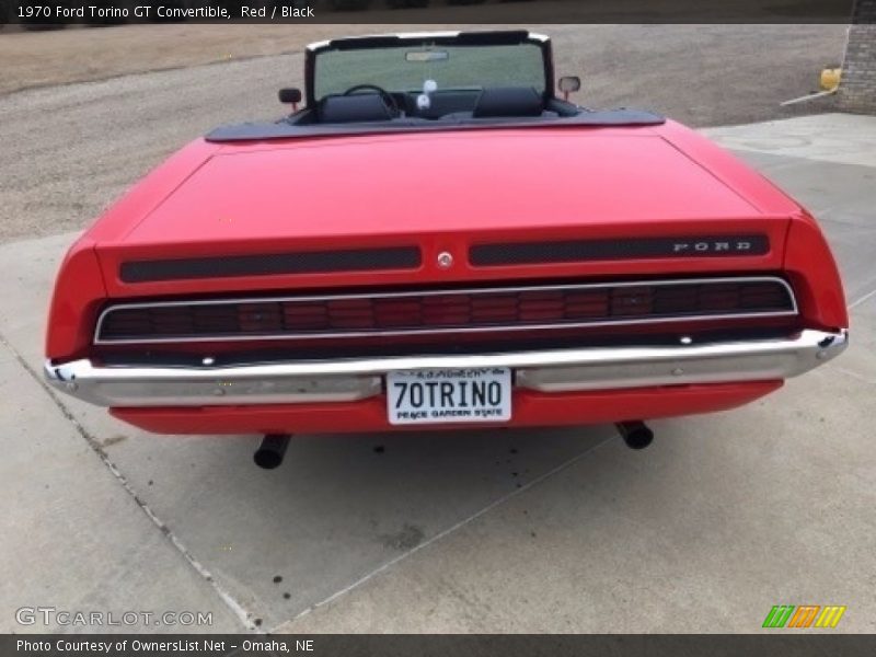 Red / Black 1970 Ford Torino GT Convertible