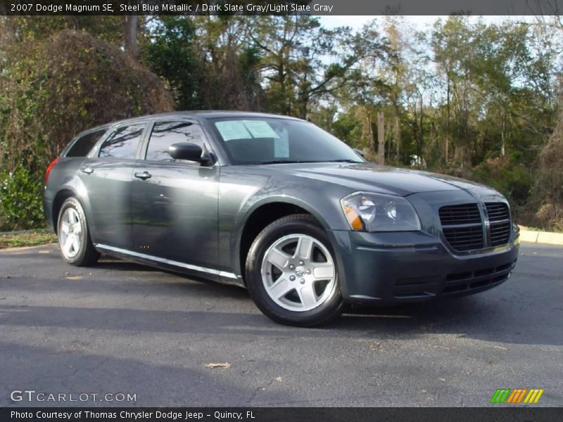 Steel Blue Metallic / Dark Slate Gray/Light Slate Gray 2007 Dodge Magnum SE