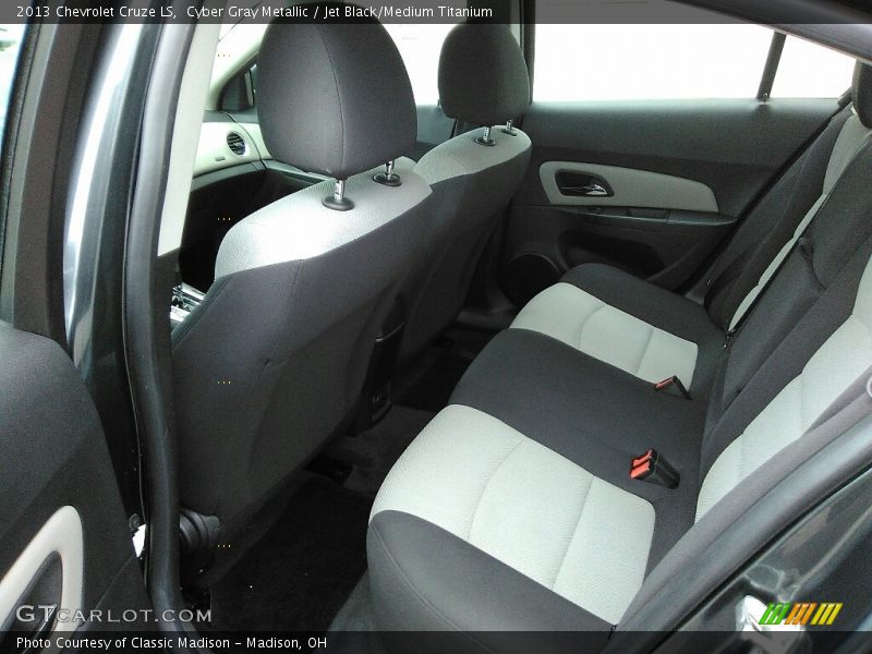 Cyber Gray Metallic / Jet Black/Medium Titanium 2013 Chevrolet Cruze LS