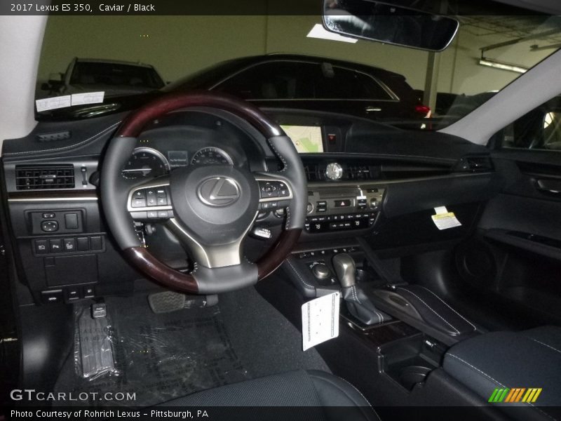 Caviar / Black 2017 Lexus ES 350