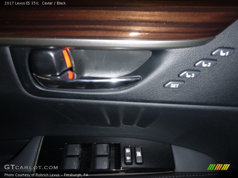 Caviar / Black 2017 Lexus ES 350