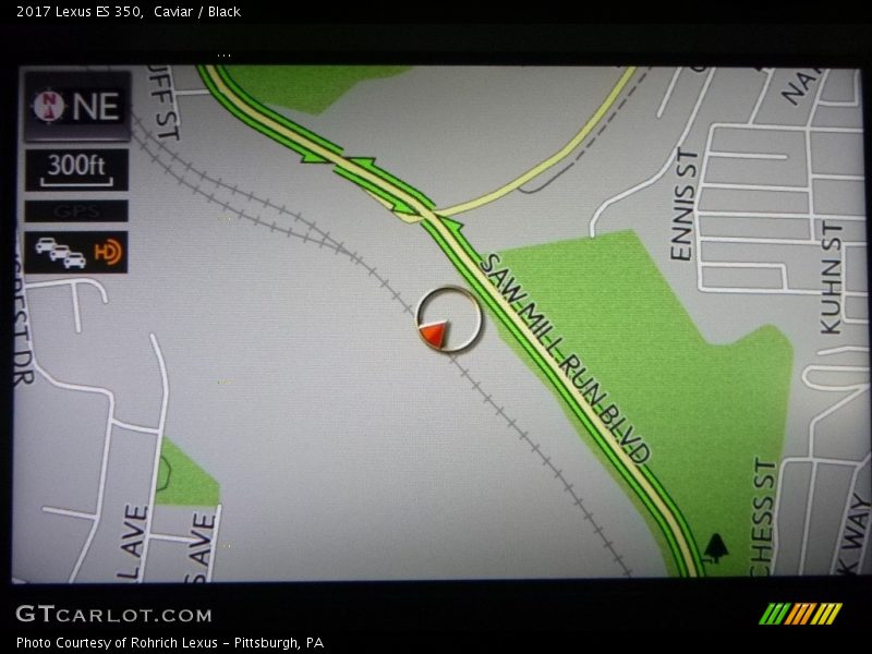 Caviar / Black 2017 Lexus ES 350
