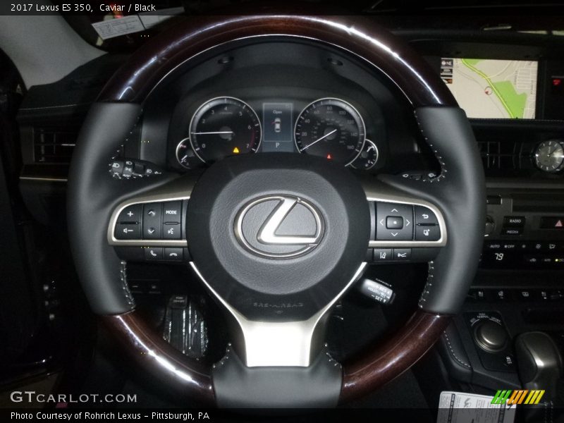 Caviar / Black 2017 Lexus ES 350
