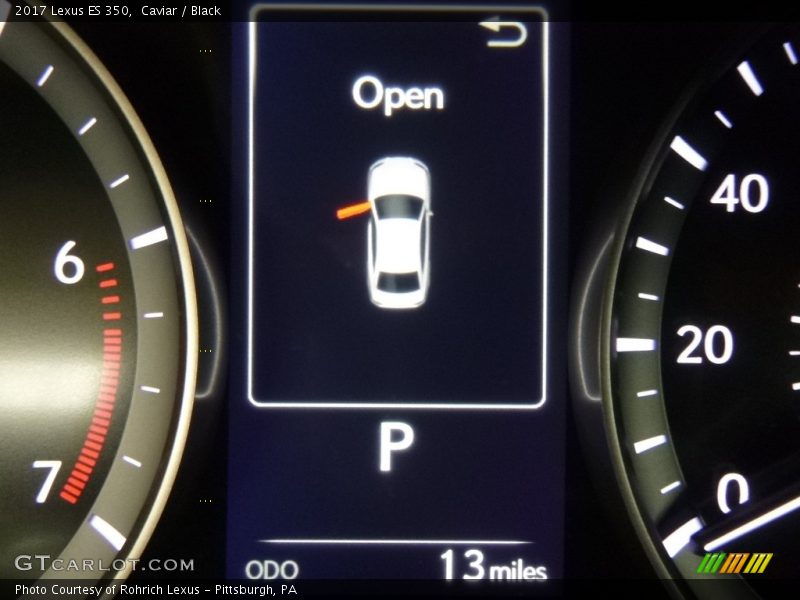 Caviar / Black 2017 Lexus ES 350
