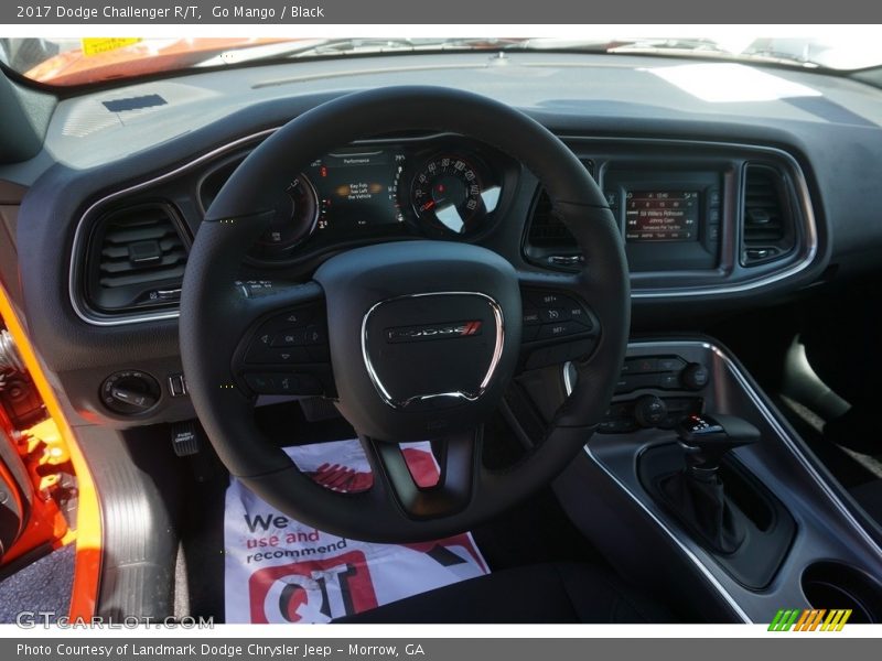 Go Mango / Black 2017 Dodge Challenger R/T