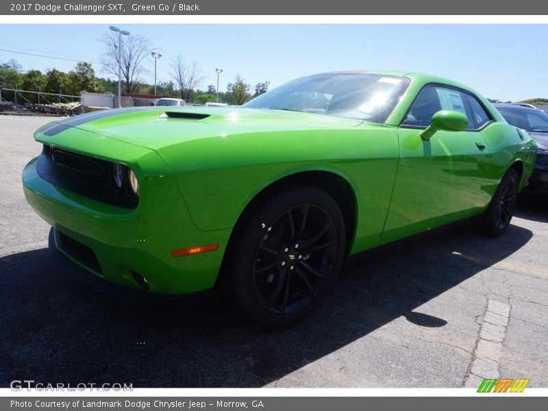 Green Go / Black 2017 Dodge Challenger SXT