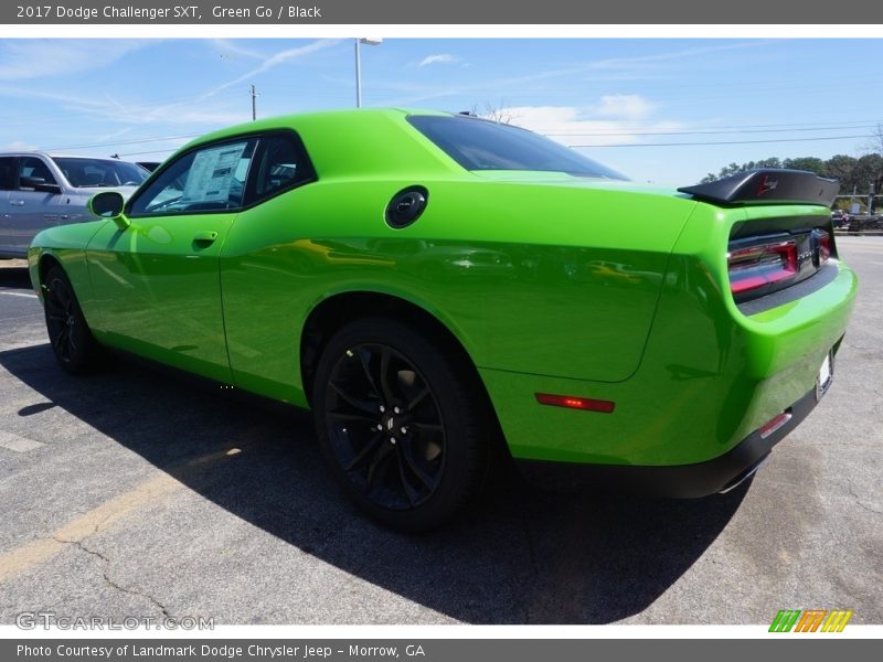Green Go / Black 2017 Dodge Challenger SXT