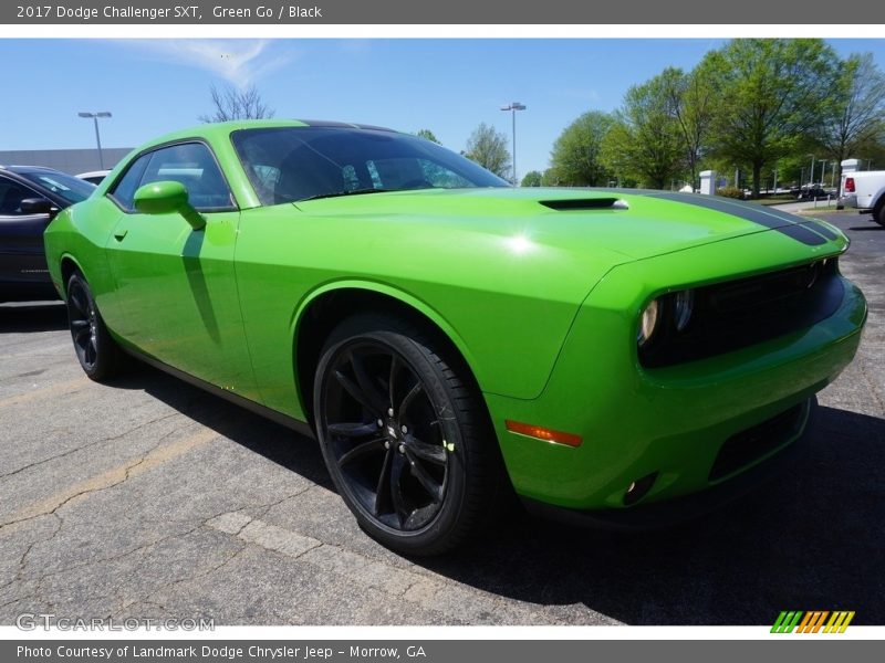 Green Go / Black 2017 Dodge Challenger SXT