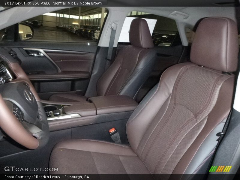 Nightfall Mica / Noble Brown 2017 Lexus RX 350 AWD