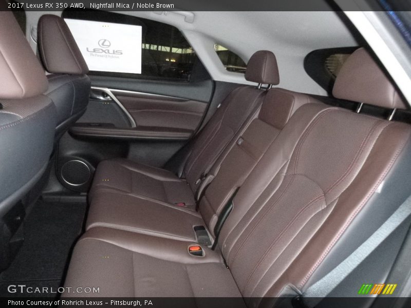 Nightfall Mica / Noble Brown 2017 Lexus RX 350 AWD