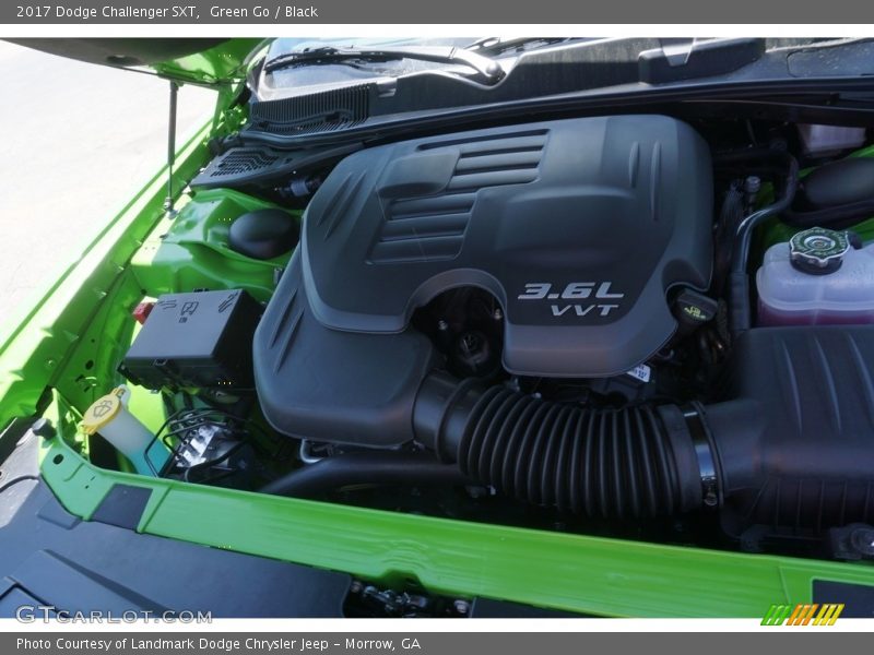 Green Go / Black 2017 Dodge Challenger SXT