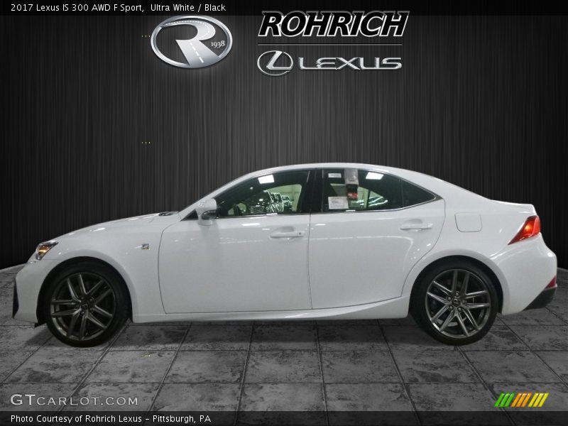 Ultra White / Black 2017 Lexus IS 300 AWD F Sport