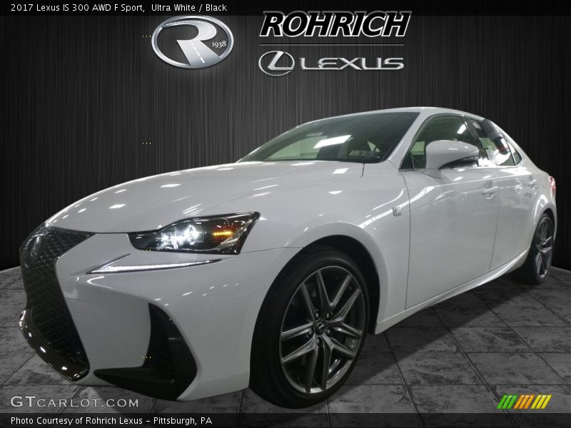 Ultra White / Black 2017 Lexus IS 300 AWD F Sport