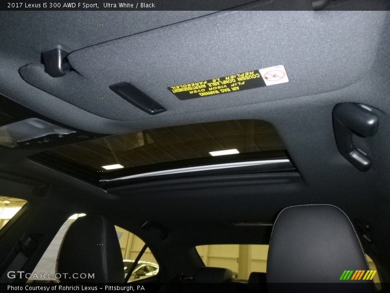 Ultra White / Black 2017 Lexus IS 300 AWD F Sport