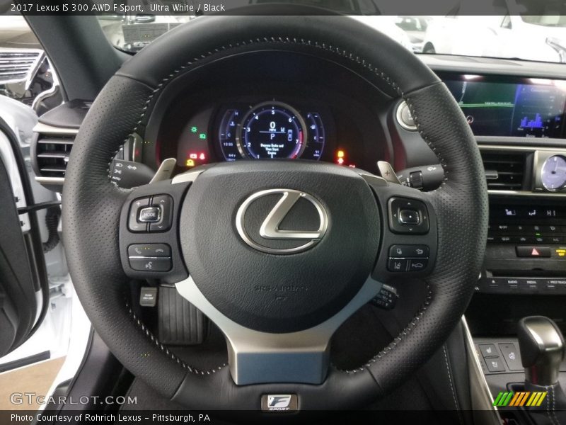 Ultra White / Black 2017 Lexus IS 300 AWD F Sport