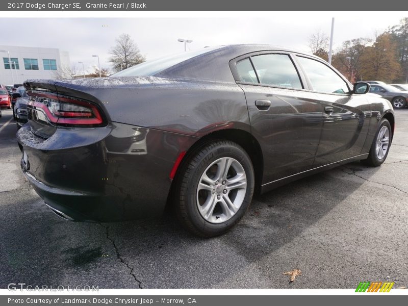 Granite Pearl / Black 2017 Dodge Charger SE