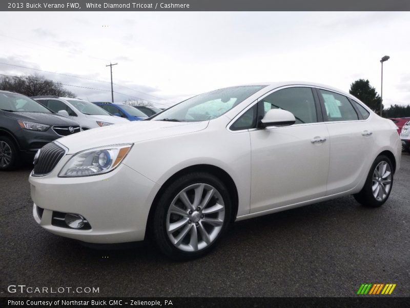 White Diamond Tricoat / Cashmere 2013 Buick Verano FWD