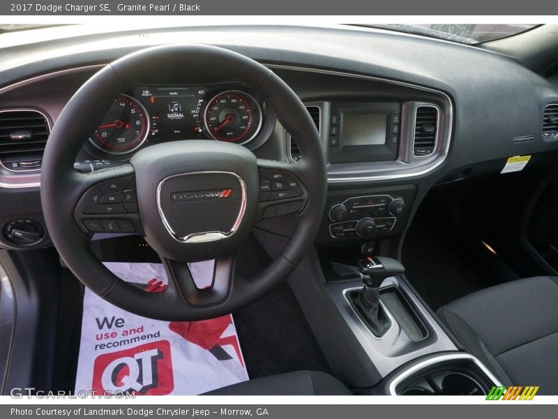 Granite Pearl / Black 2017 Dodge Charger SE