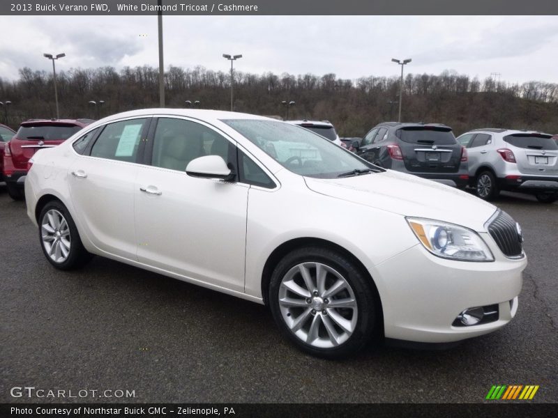 White Diamond Tricoat / Cashmere 2013 Buick Verano FWD