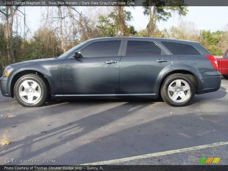 Steel Blue Metallic / Dark Slate Gray/Light Slate Gray 2007 Dodge Magnum SE