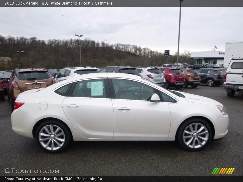 White Diamond Tricoat / Cashmere 2013 Buick Verano FWD