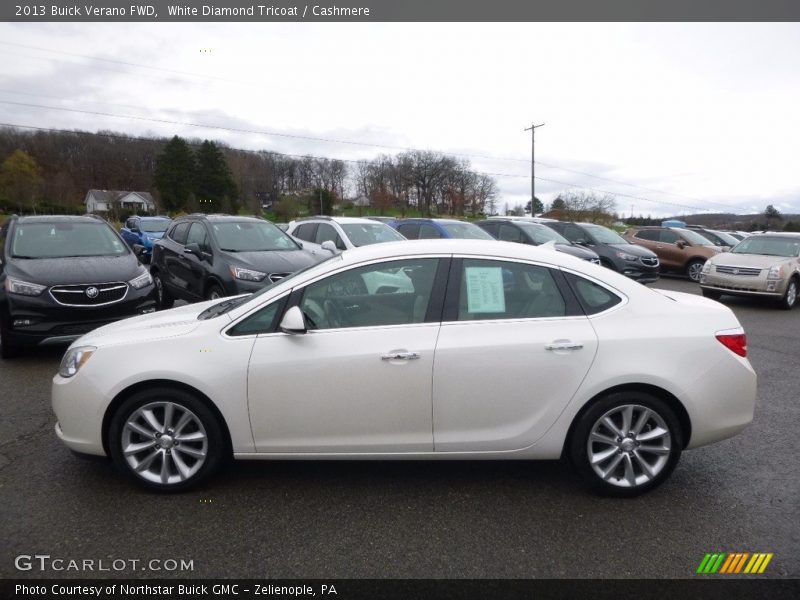 White Diamond Tricoat / Cashmere 2013 Buick Verano FWD