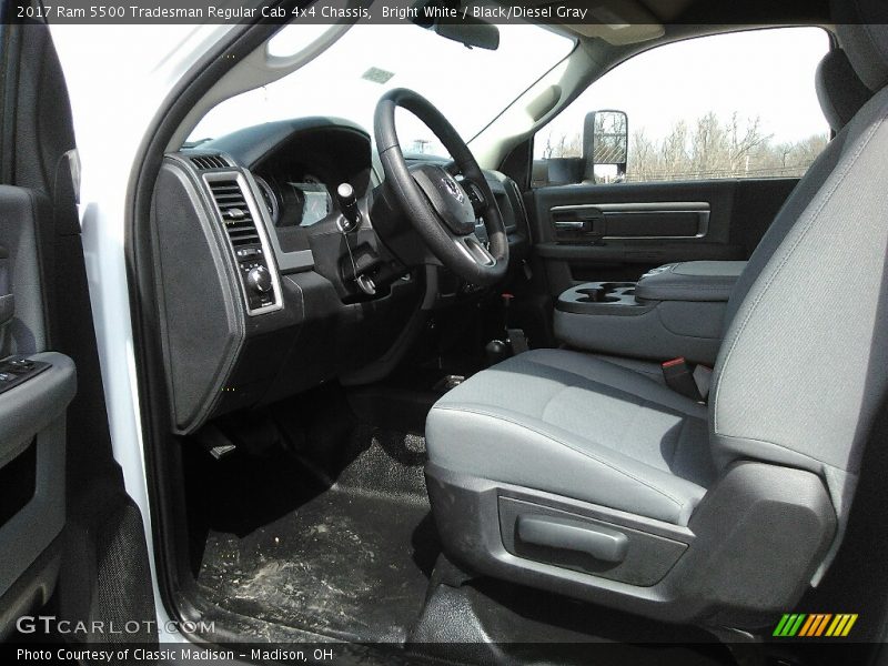 Bright White / Black/Diesel Gray 2017 Ram 5500 Tradesman Regular Cab 4x4 Chassis