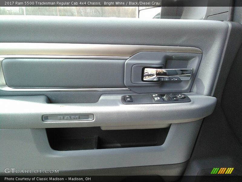 Bright White / Black/Diesel Gray 2017 Ram 5500 Tradesman Regular Cab 4x4 Chassis