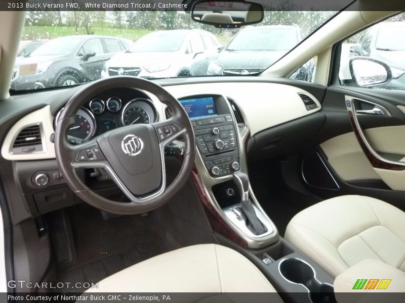 White Diamond Tricoat / Cashmere 2013 Buick Verano FWD