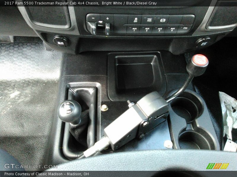 Bright White / Black/Diesel Gray 2017 Ram 5500 Tradesman Regular Cab 4x4 Chassis