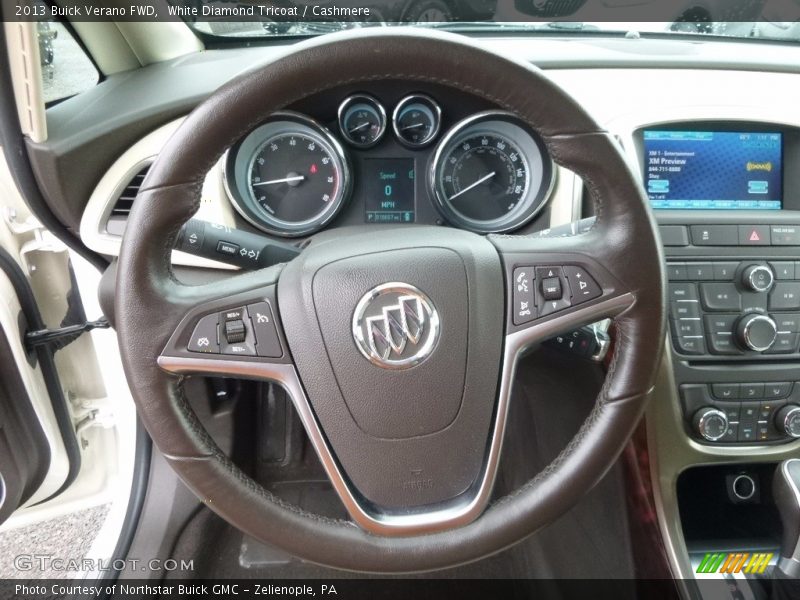 White Diamond Tricoat / Cashmere 2013 Buick Verano FWD