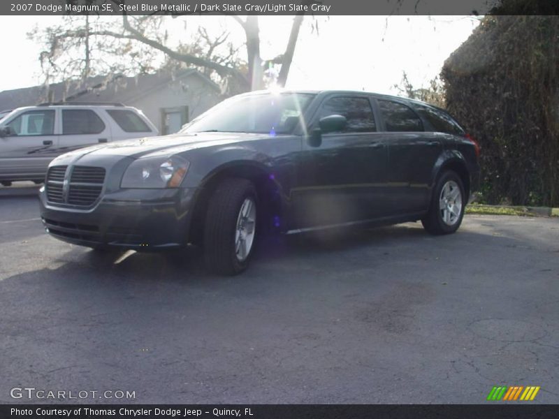 Steel Blue Metallic / Dark Slate Gray/Light Slate Gray 2007 Dodge Magnum SE