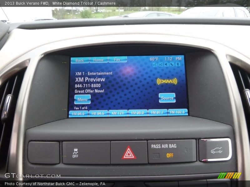 White Diamond Tricoat / Cashmere 2013 Buick Verano FWD