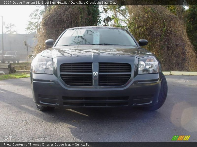 Steel Blue Metallic / Dark Slate Gray/Light Slate Gray 2007 Dodge Magnum SE