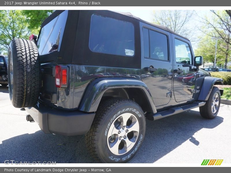 Rhino / Black 2017 Jeep Wrangler Unlimited Sahara 4x4