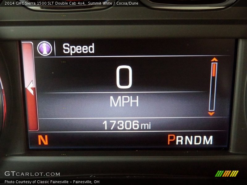 Summit White / Cocoa/Dune 2014 GMC Sierra 1500 SLT Double Cab 4x4