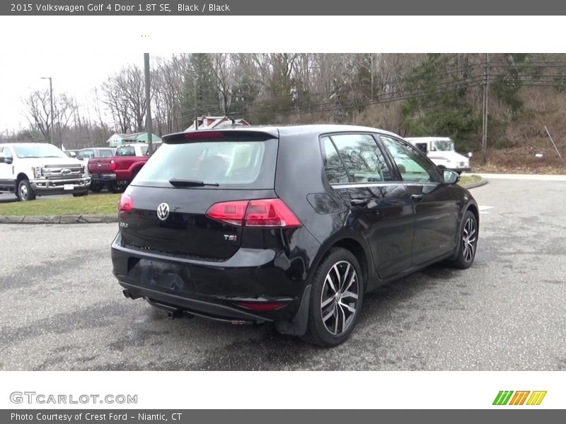 Black / Black 2015 Volkswagen Golf 4 Door 1.8T SE