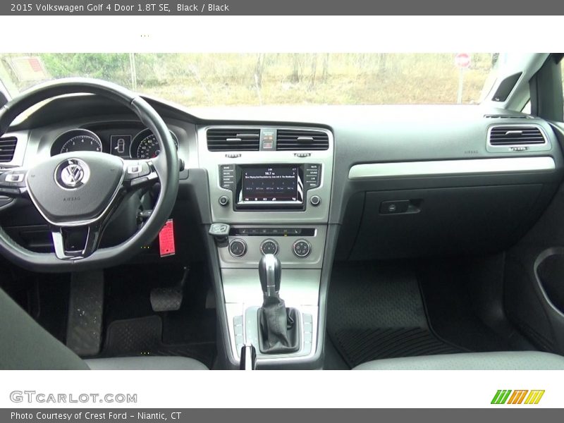 Black / Black 2015 Volkswagen Golf 4 Door 1.8T SE