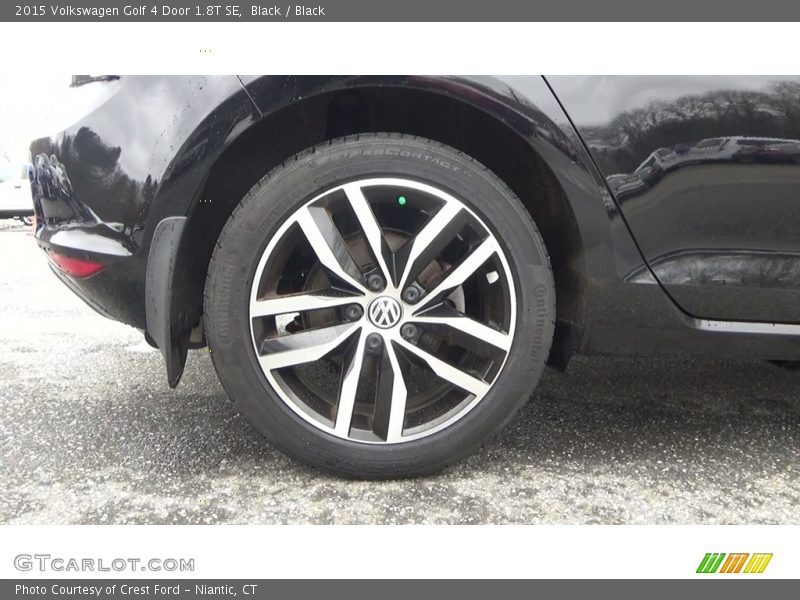 Black / Black 2015 Volkswagen Golf 4 Door 1.8T SE