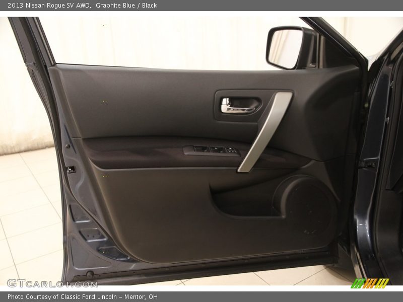 Graphite Blue / Black 2013 Nissan Rogue SV AWD