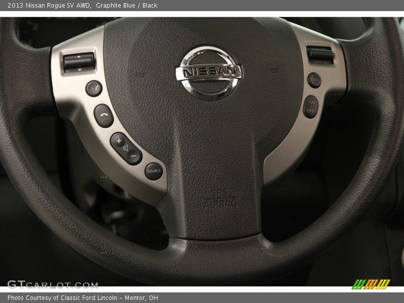 Graphite Blue / Black 2013 Nissan Rogue SV AWD