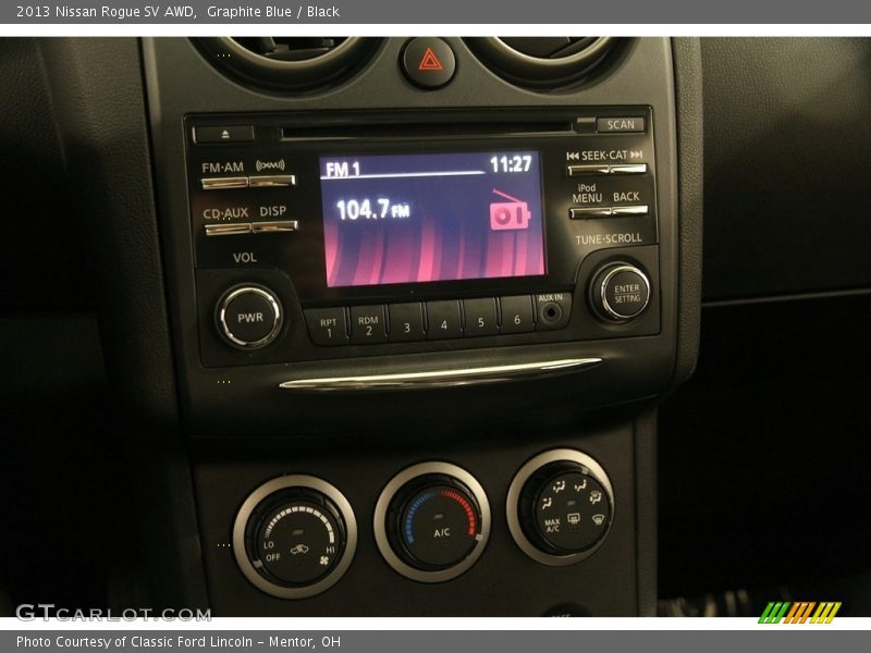 Graphite Blue / Black 2013 Nissan Rogue SV AWD