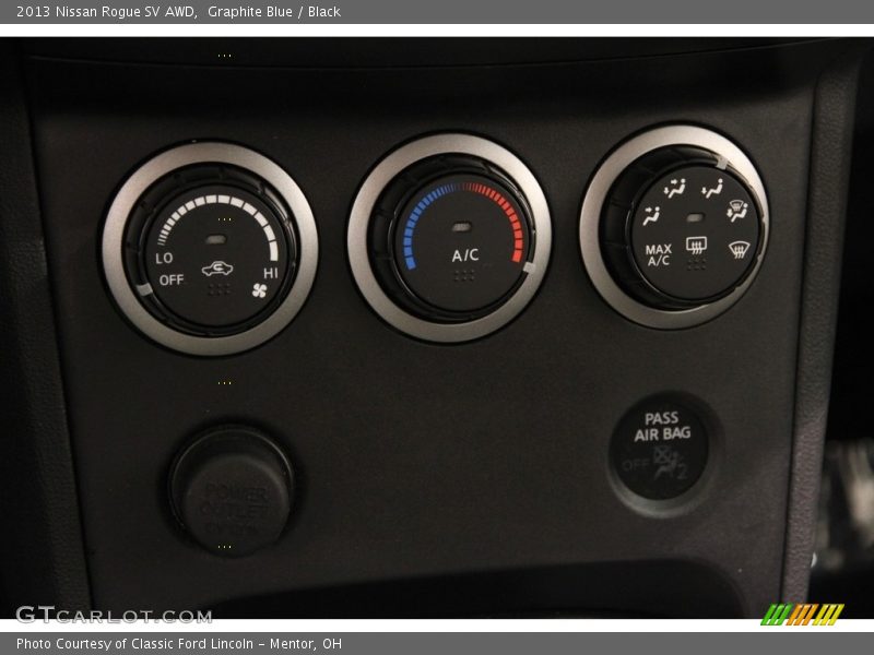 Graphite Blue / Black 2013 Nissan Rogue SV AWD