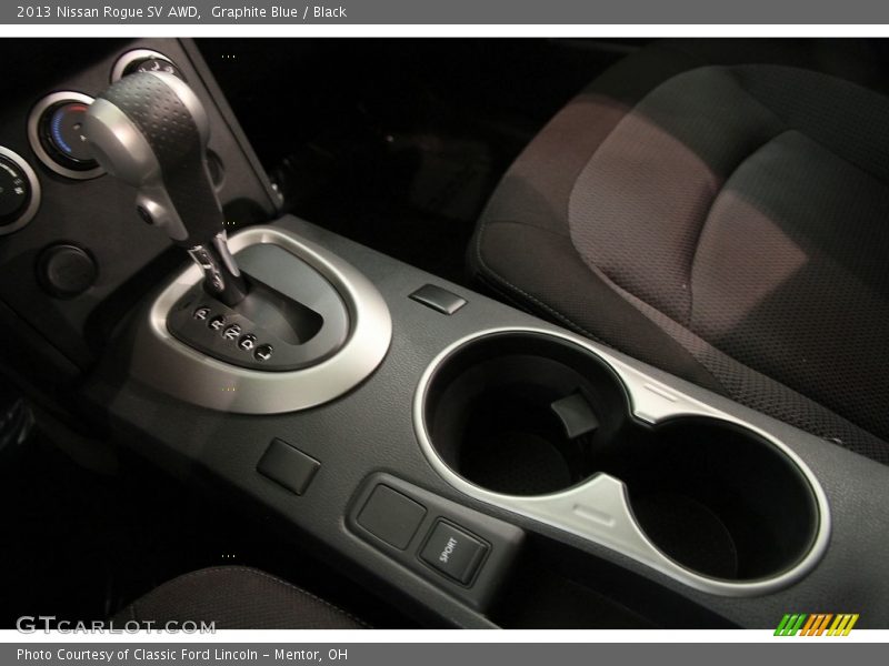 Graphite Blue / Black 2013 Nissan Rogue SV AWD