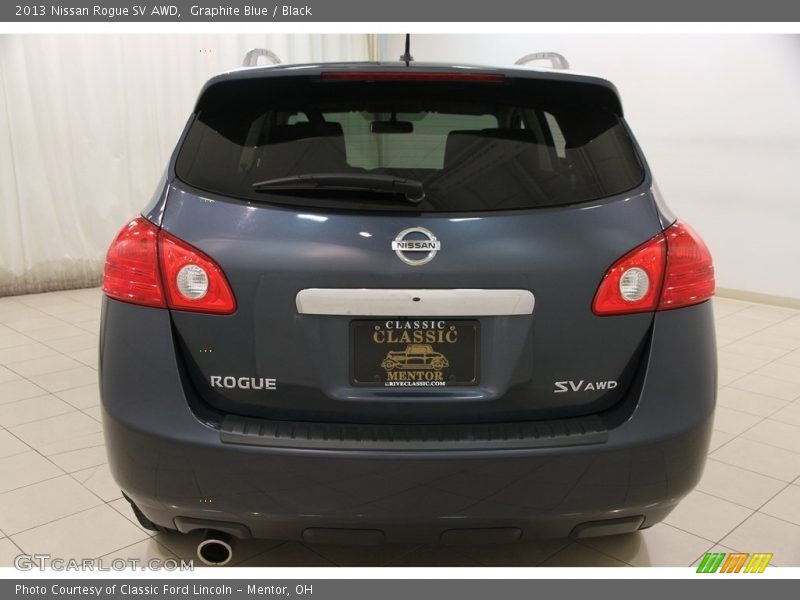 Graphite Blue / Black 2013 Nissan Rogue SV AWD